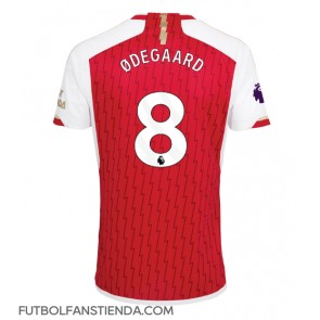 Arsenal Martin Odegaard #8 Primera Equipación 2023-24 Manga Corta